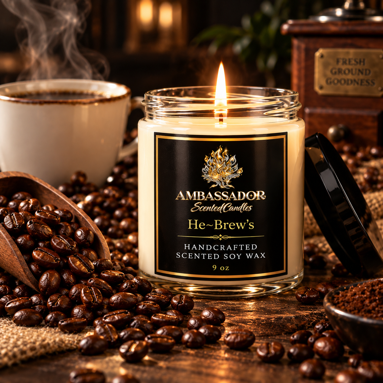 He~Brew’s scented candle fragrance